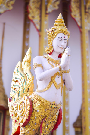 The guardian spirit in the temple, Thailandの写真素材