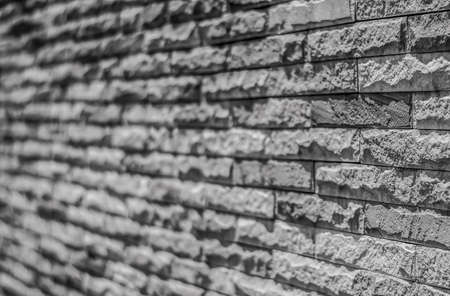 Brick wall texture in the park, Thailand.の写真素材