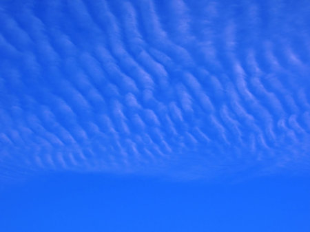 blue sky with cloud waves background abstract