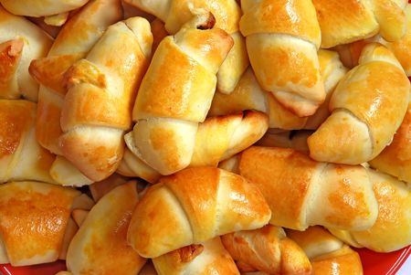 attractive rolled batch backgroundの写真素材