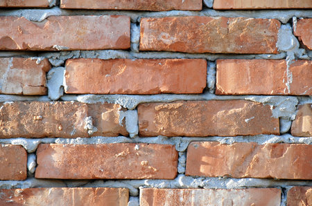 brick wall red abstract background