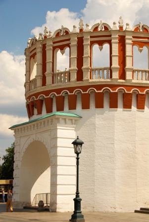The Kremlin Kutafya tower in Moscow, Russiaの写真素材