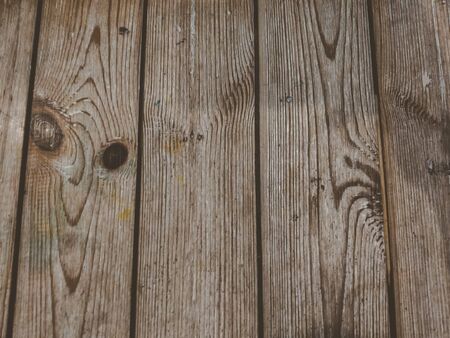 Vertical wood texture background surface with natural pattern. Rustic wooden table top viewの写真素材