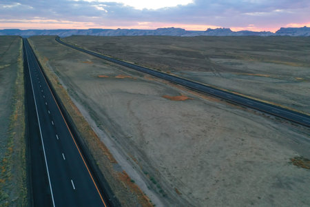 Evening shot of the Interstate