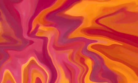 Illustration of pink and orange background with waves, swirls and   effect with copy space with room for text. Great for backdrops, posters, textiles, packaging, banners and flyers.の写真素材