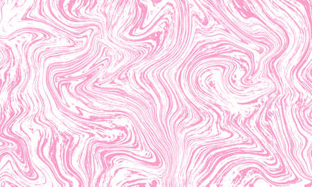 Pink and white background with swirling marble effect pattern using liquify. Vector has copy space with room for text and images. Great for backdrops, banners and textile.のイラスト素材