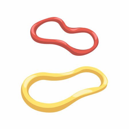 Rubber Bands Symbol Cartoon Illustration Vectorのイラスト素材