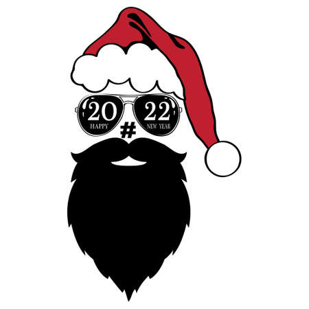 Merry Christmas and Happy New Yearのイラスト素材
