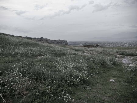 View from Shkoder castle in Albania, Europe.の写真素材