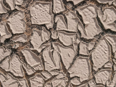 Close-up of peeling white paint on wall.