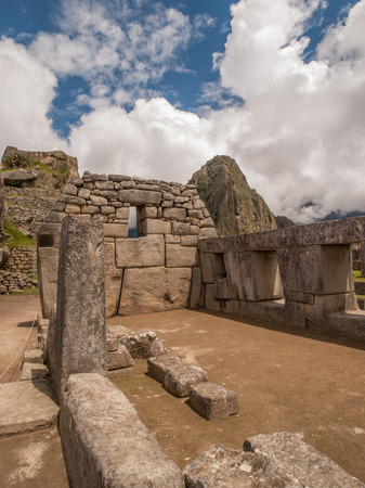 The lost city of Machu Picchu near Cusco, Peru, South America.の写真素材