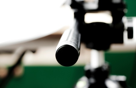 Photo stand, photographer equipment, closeup, abstract の写真素材