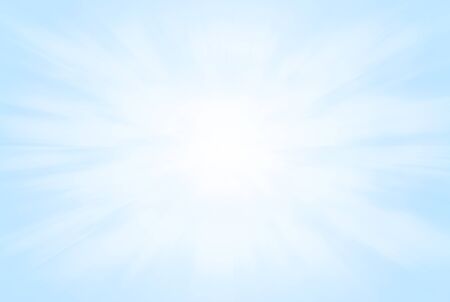 Abstract blue tone blur background with zoom effectの写真素材
