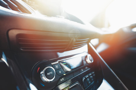 The cooling system in the car. Air conditioning.