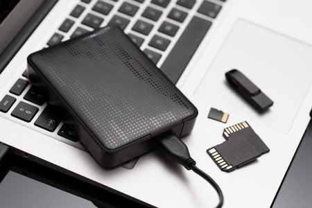 Multiple storage devices, data security, digital data storage
