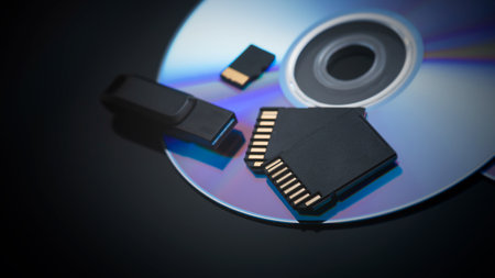 Multiple storage devices, data security, digital data storageの写真素材