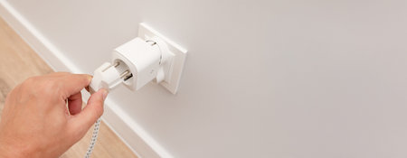 Using Wi-fi smart sockets in a smart home, controlling electricity consumption
