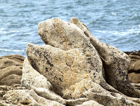 nach oben steigender Walkopf aus Steinの写真素材