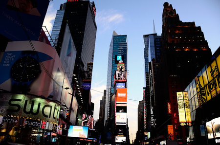 times squareの写真素材