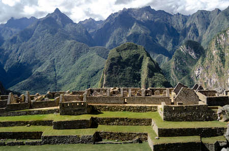 Citadel of Machu Pichu in Cuzco Peruの写真素材