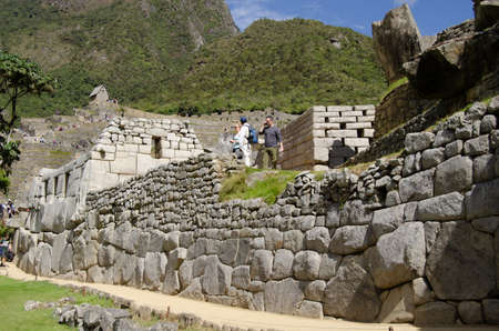 Citadel of Machu Pichu in Cuzco Peruの写真素材