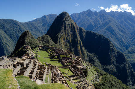 Citadel of Machu Picchu, in Cuzco Peruの写真素材