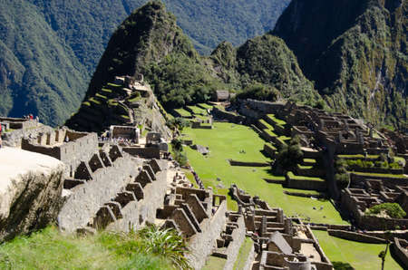 Citadel of Machu Picchu, in Cuzco Peruの写真素材