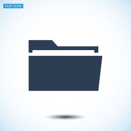 folder icon, vector best flat icon, EPSのイラスト素材