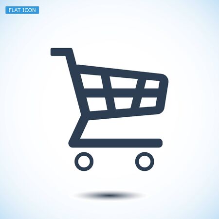 shopping chart icon, vector best flat icon, EPSのイラスト素材