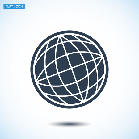 Globe Icon, vector best flat icon, EPSのイラスト素材