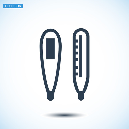 thermometer vector icon, vector best flat icon, EPSのイラスト素材