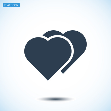 heart icon, vector best flat icon, EPSのイラスト素材