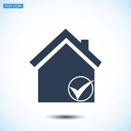 home icon, vector best flat icon, EPSのイラスト素材