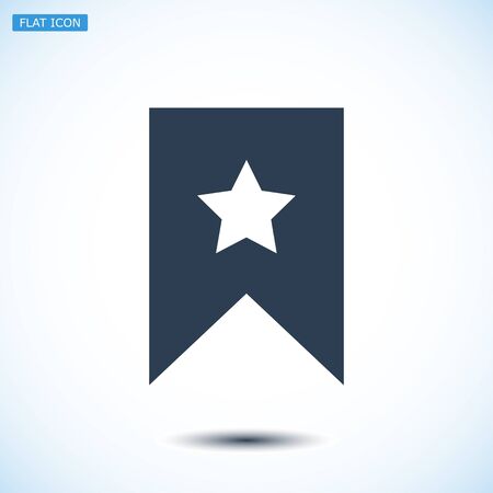 star icon, Flat pictograph icon, vector best flat icon, EPSのイラスト素材