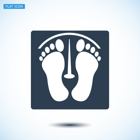 footprints vector icon, vector best flat icon, EPSのイラスト素材