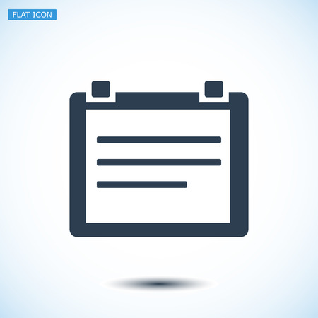 Calendar icon, vector best flat icon, EPSのイラスト素材