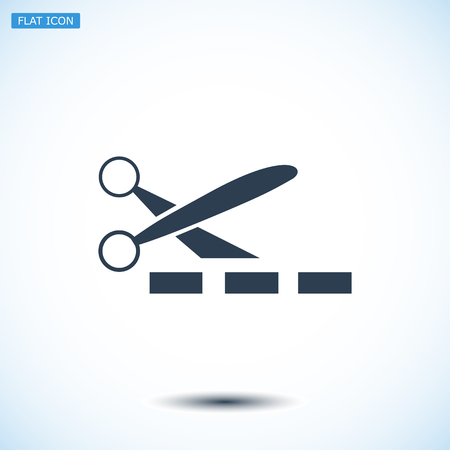 scissors icon, vector best flat icon, EPSのイラスト素材