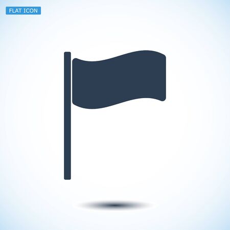 flag icon, vector best flat icon, EPSのイラスト素材