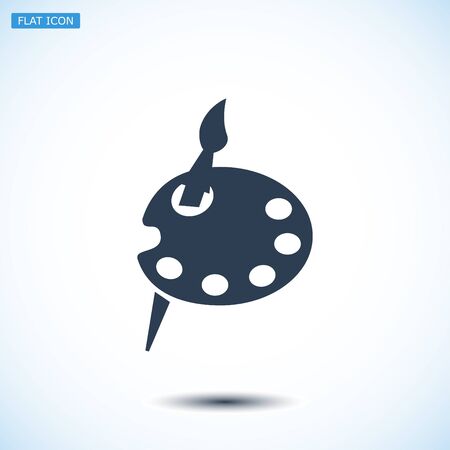 paint icon, vector best flat icon, EPSのイラスト素材