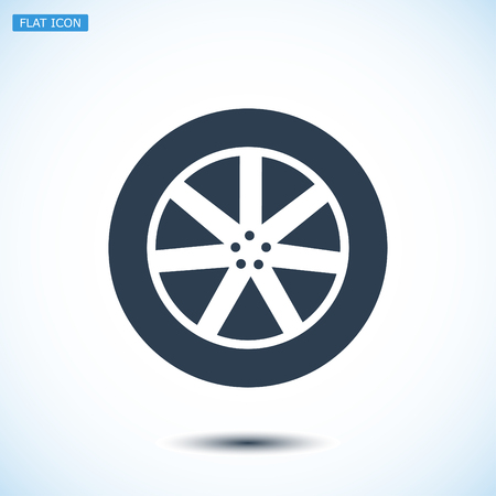 wheel icon, vector best flat icon, EPSのイラスト素材