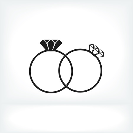 rings icon, vector best flat icon,のイラスト素材