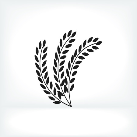 wheat vector icon, vector best flat icon,のイラスト素材