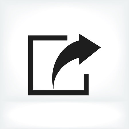 share icon, vector best flat icon,のイラスト素材