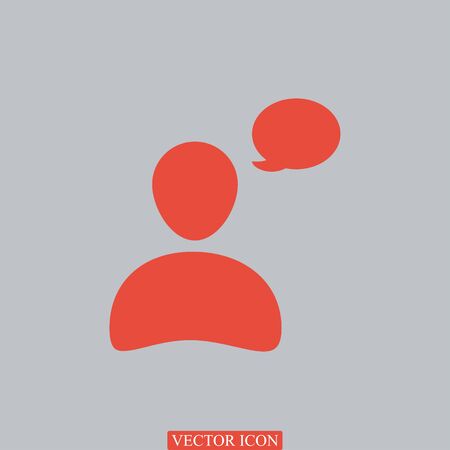 Chat icon, vector best flat icon,のイラスト素材