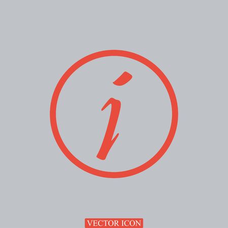 Information sign icon, vector best flat iconのイラスト素材