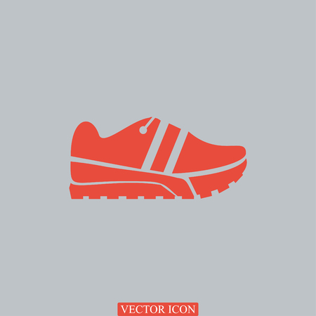 Running shoe icon, vector best flat iconのイラスト素材