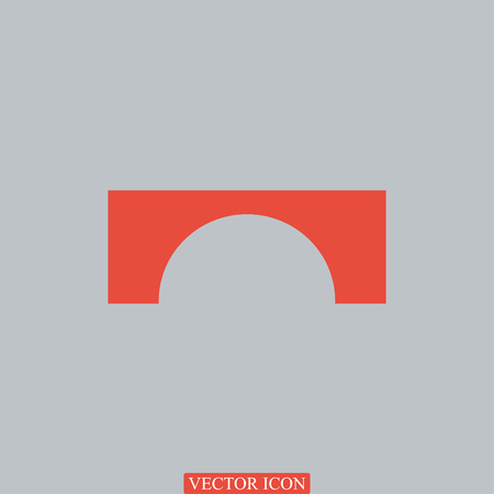 bridge icon, vector best flat iconのイラスト素材