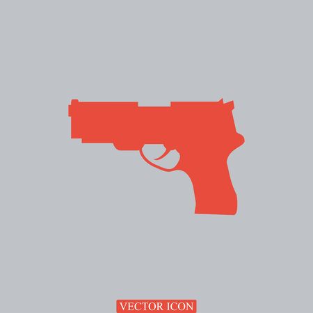gun icon, vector best flat iconのイラスト素材