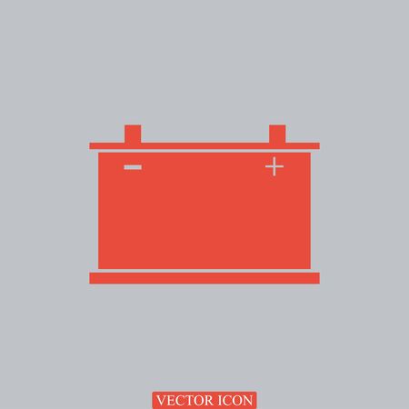 car battery icon. Vector best flat iconのイラスト素材