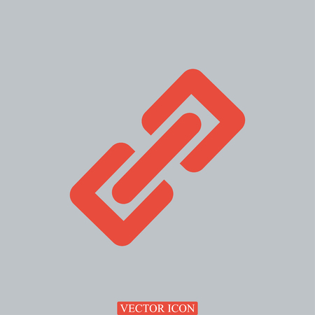 Link single icon, vector best flat iconのイラスト素材